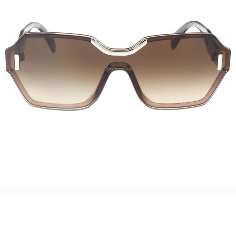 Authentic Prada sunglasses light brown PR 15TS